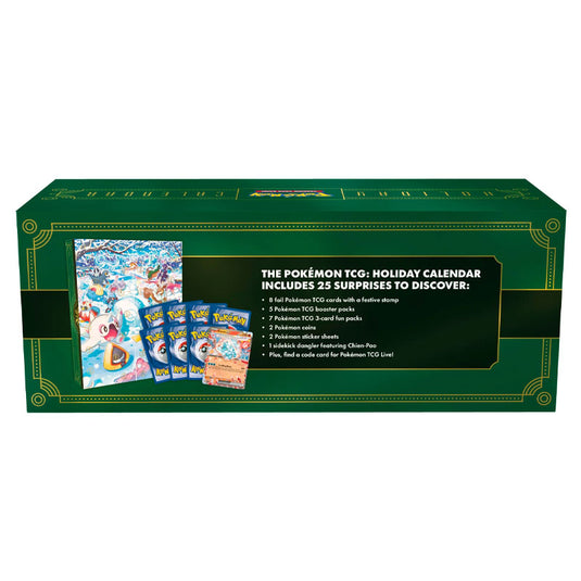 Pokemon 2024 Holiday Calendar Back