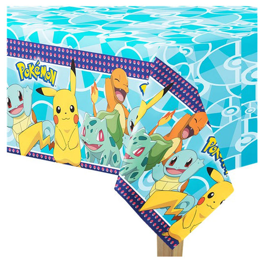 Pokemon - Kanto Starters - 1.8mx1.2m Plastic Tablecover