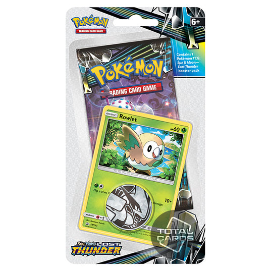Pokemon - Sun & Moon - Lost Thunder - Checklane Blister - Rowlet