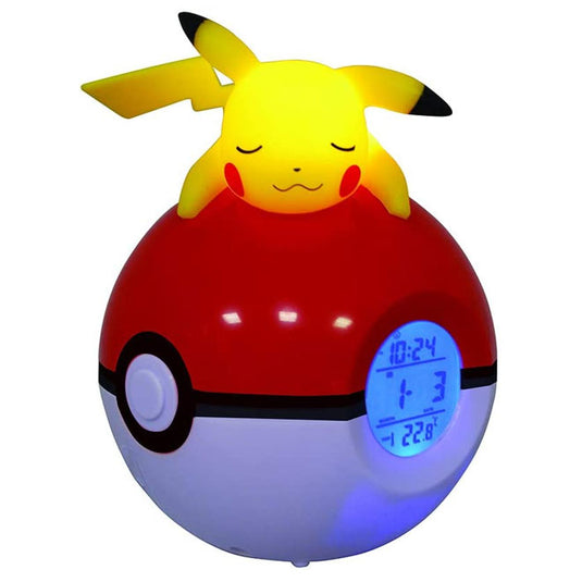 Pokemon - Pikachu Pokeball - Lamp Alarm Clock