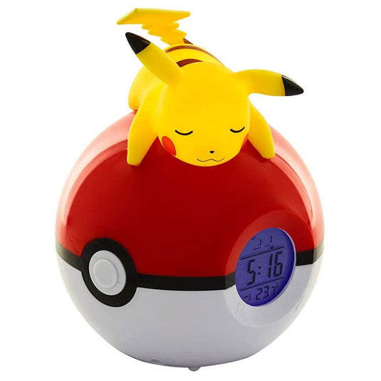 Pokemon - Pikachu Pokeball - Lamp Alarm Clock