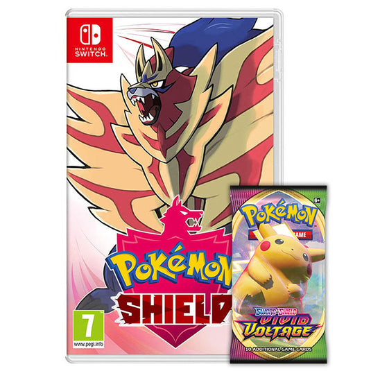Pokemon - Shield - Nintendo Switch (Free Booster Pack Included!)