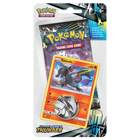 Pokemon - Sun & Moon - Lost Thunder - Checklane Blister - Salandit