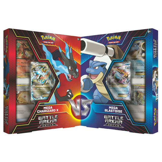 Pokemon - Battle Arena Deck - Mega Charizard X vs Mega Blastoise