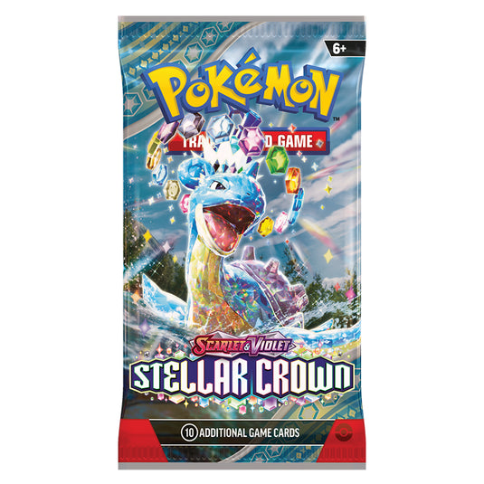 pokemon scarlet and violet stellar crown booster pack lapras