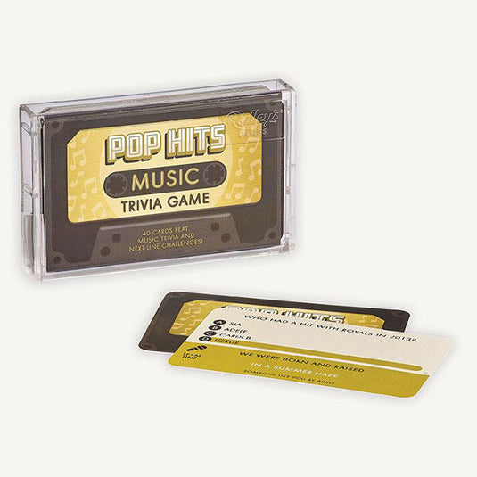 Pop Hits Music Trivia Game Tape