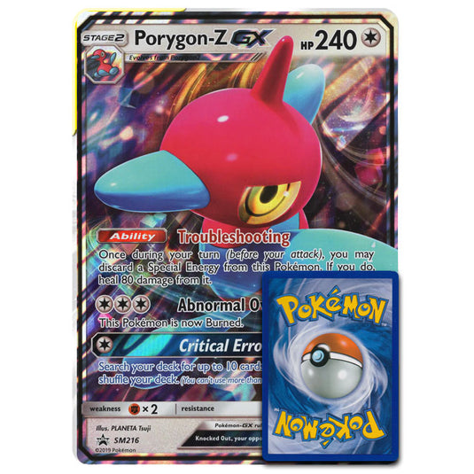Pokemon - Porygon-Z-GX Oversized Promo SM216 - Damaged