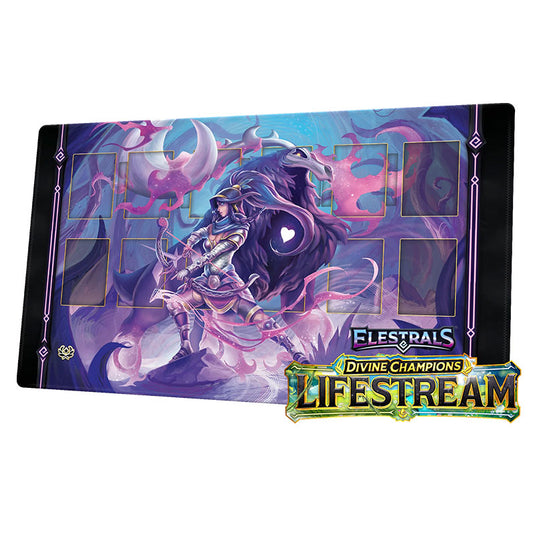 Elestrals TCG - Divine Champions - Lifestream - Playmat - Posthumoose Champion of Artemis