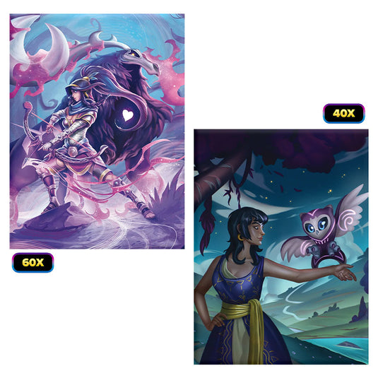 Elestrals TCG - Divine Champions - Lifestream - Card Sleeves - Posthumoose Champion of Artemis (100 Sleeves)