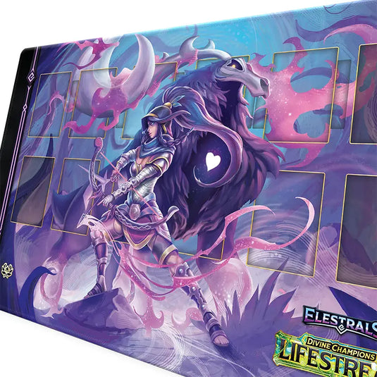 Elestrals TCG - Divine Champions - Lifestream - Playmat - Posthumoose Champion of Artemis