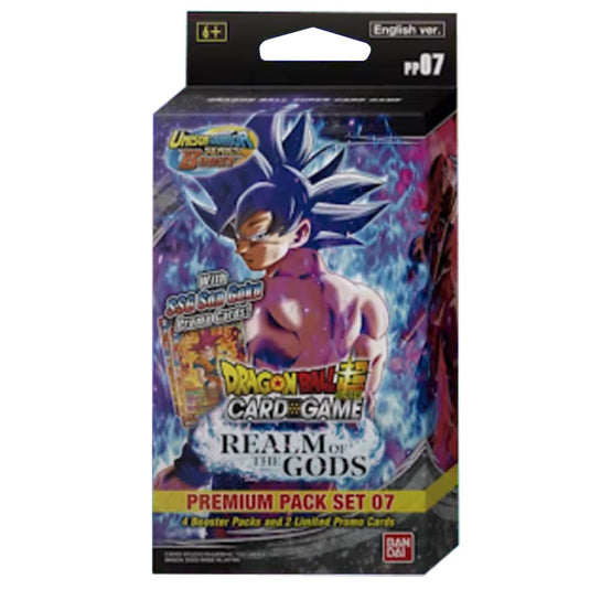 DragonBall Super Card Game - Unison Warrior Series Set 7 - Realm of the Gods - Premium Pack