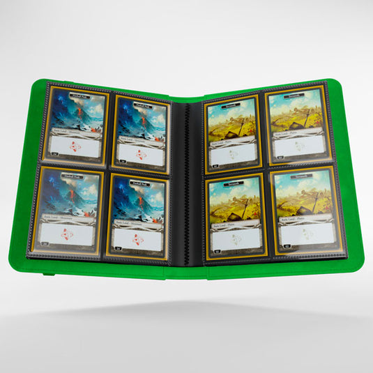Gamegenic - Prime Album 8-Pocket Green