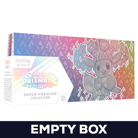 Pokemon - Scarlet & Violet - Prismatic Evolutions - Super Premium Collection - Empty Box