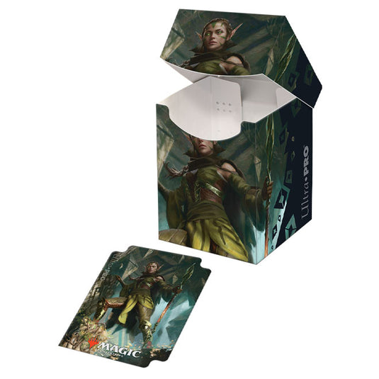 Ultra Pro - Pro 100+ Deck Box - Magic The Gathering - Zendikar Rising - Nissa of Shadowed Boughs