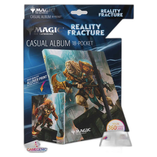 Gamegenic - Magic The Gathering - Reality Fracture - Casual Album 18-Pocket - Ajani, Path Of Vengeance/Ajani, Counterattack Leader