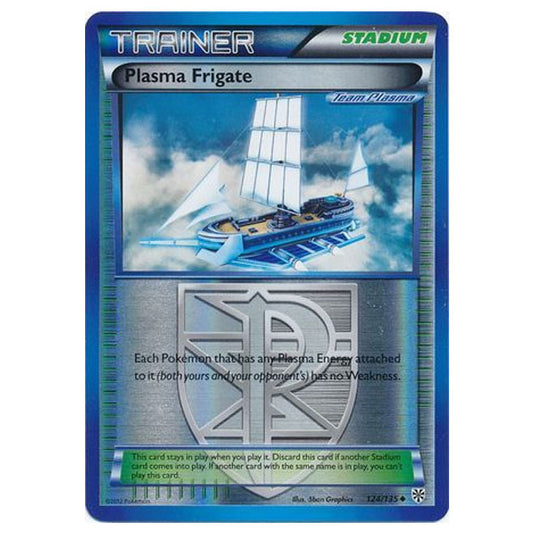 Pokemon - Black & White - Plasma Storm (Reverse Holo) - Plasma Frigate - 124/135