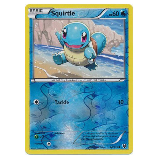 Pokemon - Black & White - Plasma Storm (Reverse Holo) - Squirtle - 24/135