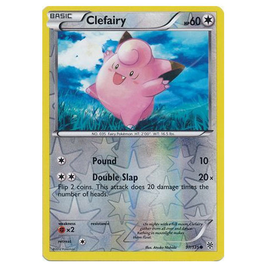 Pokemon - Black & White - Plasma Storm (Reverse Holo) - Clefairy - 97/135
