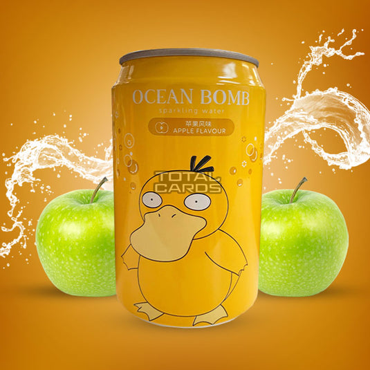 Ocean Bomb - Pokemon Psyduck - Apple Flavour Sparkling Water (355ml)