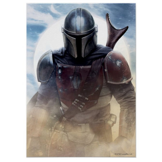 Pyramid Mini Poster - Star Wars: The Mandalorian (Sand)