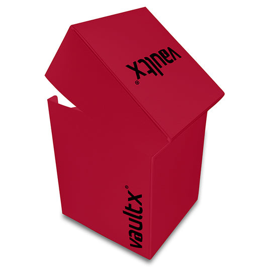 Vault X - Large Deck Box w/ 150 Card Sleeves - Red