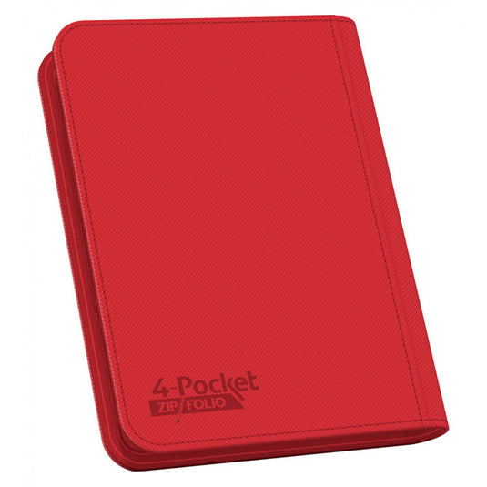 Ultimate Guard - Zipfolio XenoSkin 160 - 4-Pocket - Red