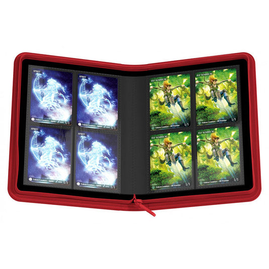 Ultimate Guard - Zipfolio XenoSkin 160 - 4-Pocket - Red