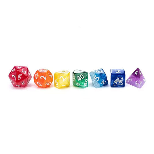Sui Generis Dice - Rainbow! - Dice Set
