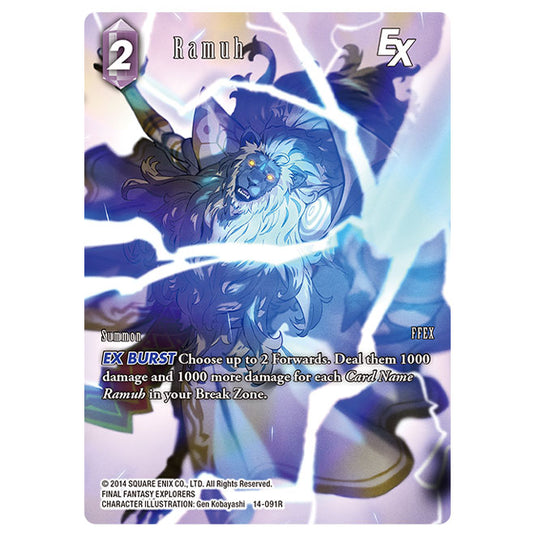 Final Fantasy - Opus 14 - Ramuh - Full Art Foil - (14-091R)