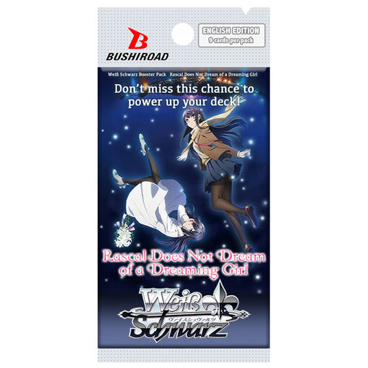 Weiss Schwarz - Rascal Does Not Dream of a Dreaming Girl - Booster Pack