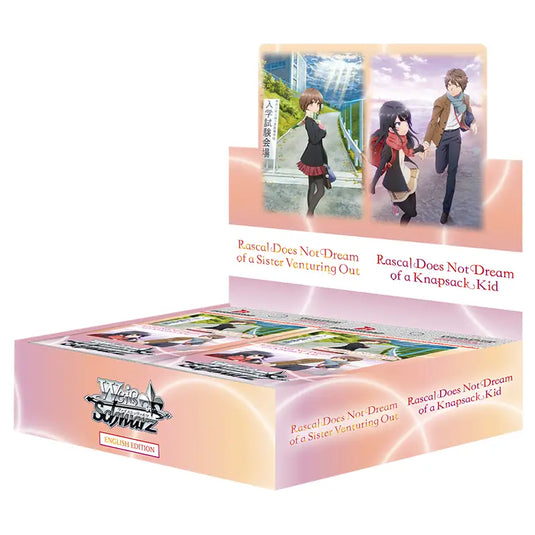 Weiss Schwarz - Rascal Does Not Dream Of A Sister Venturing Out & Knapsack Kid - Booster Box (12 Packs)