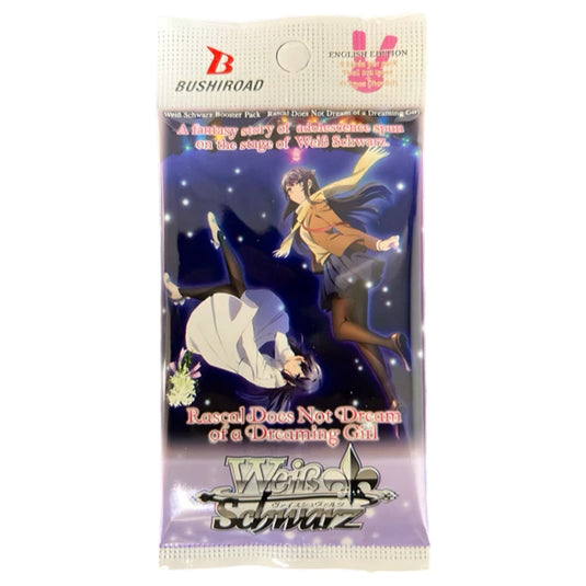 Weiss Schwarz - Rascal Does Not Dream Of A Sister Venturing Out & Knapsack Kid - Booster Pack
