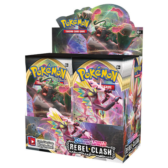 Pokemon - Sword & Shield - Rebel Clash - Booster Box & Elite Trainer Box