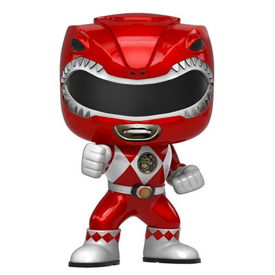 Funko POP! - Power Rangers - Red Ranger (Metallic) #406