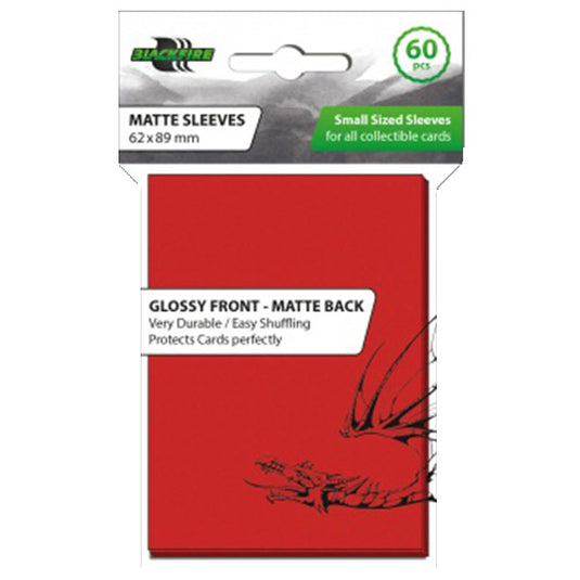 Blackfire - Small Matte Sleeves - Red (60 Sleeves)