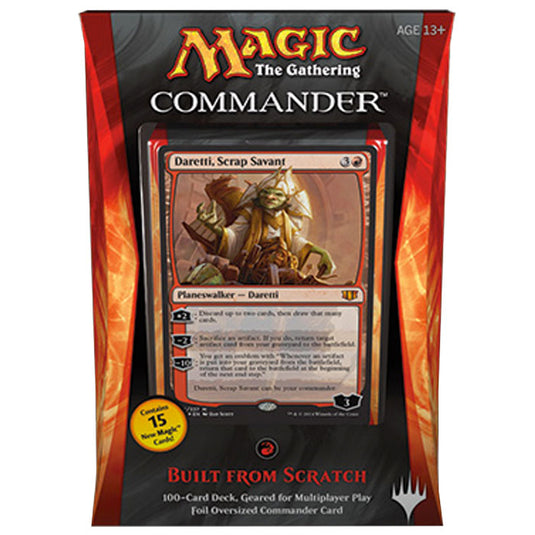 Magic the Gathering  - Commander Deck 2014 - Built From Scratch (Red)