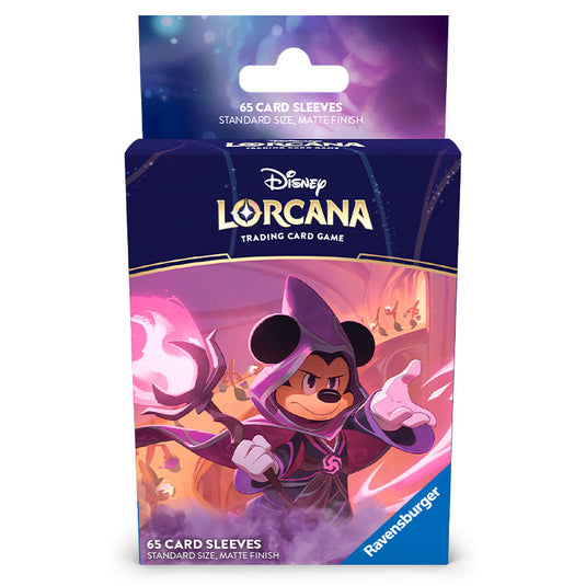 Lorcana - Sorcerer Mickey - Card Sleeves (65 Sleeves)