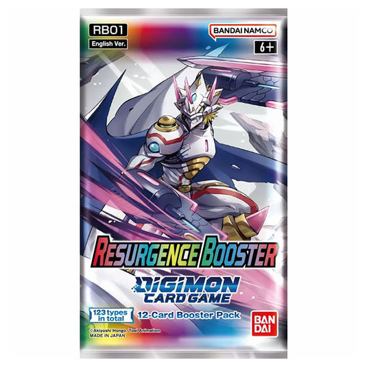 Digimon Card Game - RB01 - Resurgence Booster - Booster Box (24 Packs)