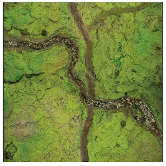 Kraken Wargames - Gaming Mat - River Valley 3x3 Gaming Mat 2.0