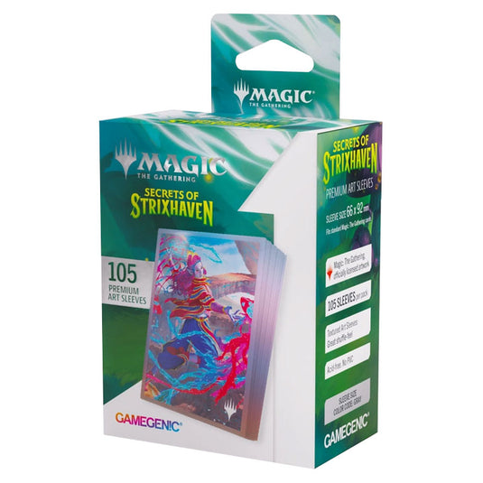 Gamegenic - Magic The Gathering - Secrets of Strixhaven - Premium Art Sleeves - Rootha, Mastering the Moment