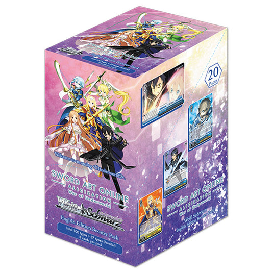Weiss Schwarz - Sword Art Online Alicization Vol.2 War of Underworld - Booster Box (20 Packs)