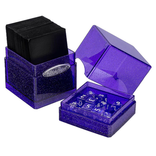 Ultra Pro - Deck Box - Satin Tower - Glitter Purple