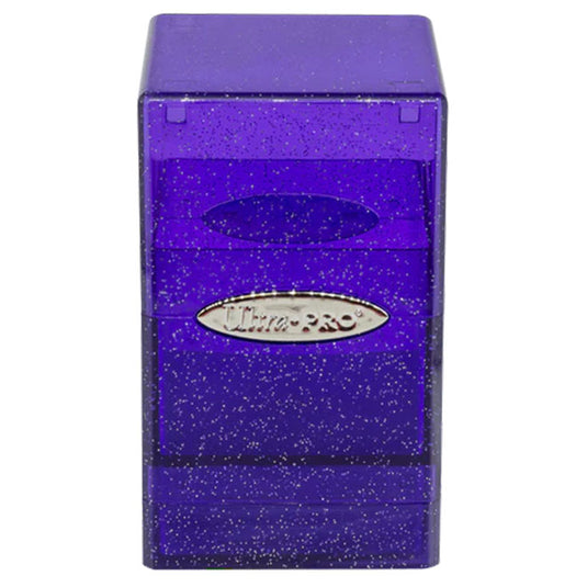 Ultra Pro - Deck Box - Satin Tower - Glitter Purple