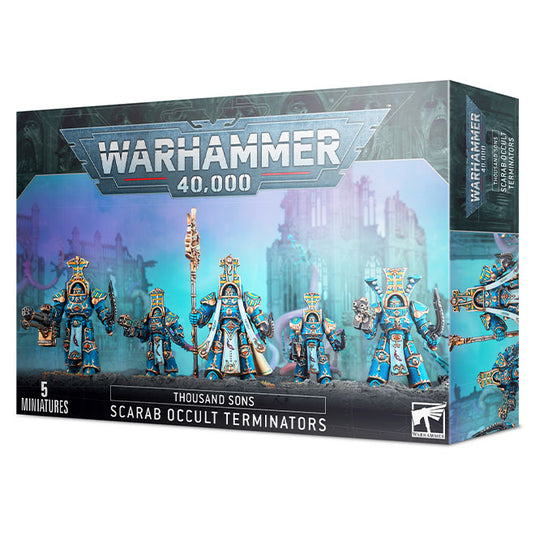 Warhammer 40,000 - Thousand Sons - Scarab Occult Terminators