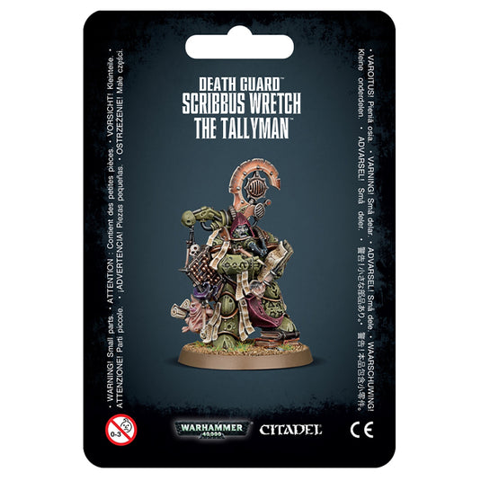 Warhammer 40,000 - Death Guard - Scribbus Wretch, the Tallyman