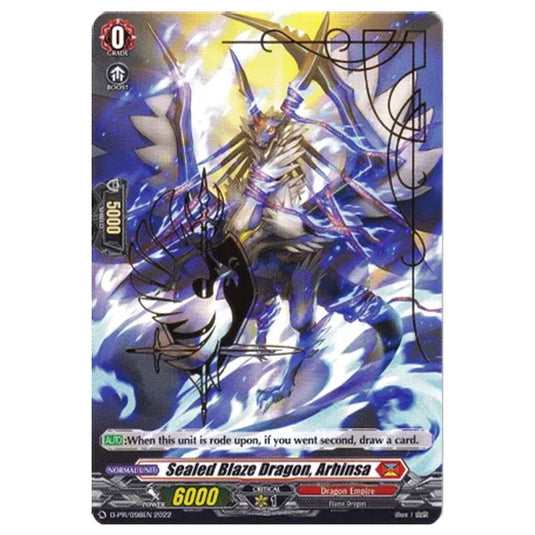 Cardfight!! Vanguard - Festival Collection 2022 - Sealed Blaze Dragon, Arhinsa (Hot Stamped) D-PR/098EN