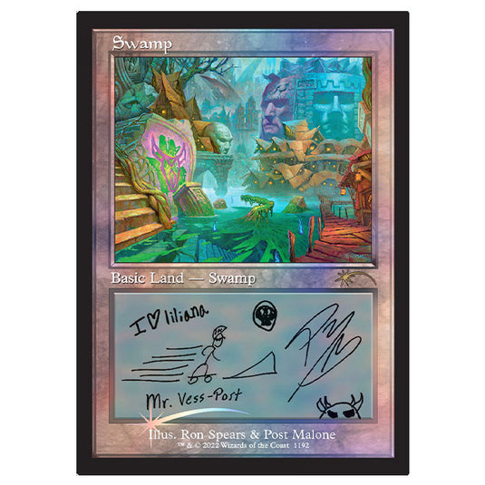 Magic the Gathering - Secret Lair - Drop Series - Post Malone - The Lands (Traditional Foil Edition)
