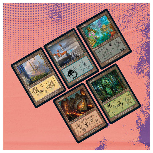 Magic the Gathering - Secret Lair - Drop Series - Post Malone - The Lands (Traditional Foil Edition)