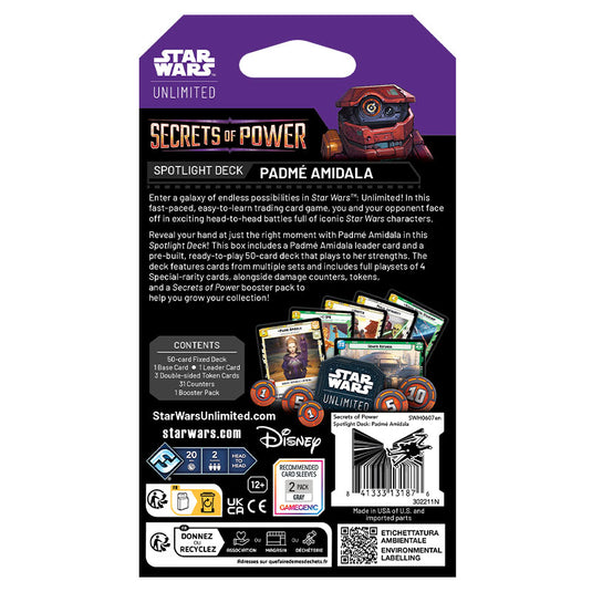 Star Wars Unlimited - Secrets of Power - Spotlight Deck - Padmé Amidala