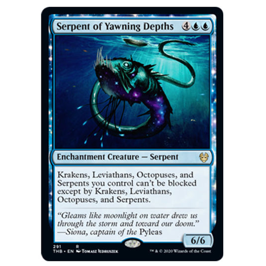 Magic The Gathering - Theros Beyond Death - Serpent of Yawning Depths - 291/254